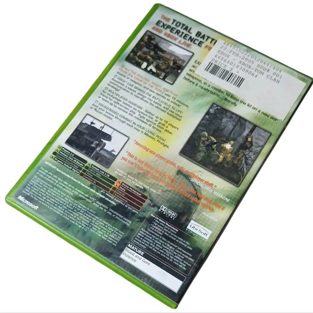 TOM CLANCY'S GHOST RECON GHOST‎ Recon /Not Tested Xbox